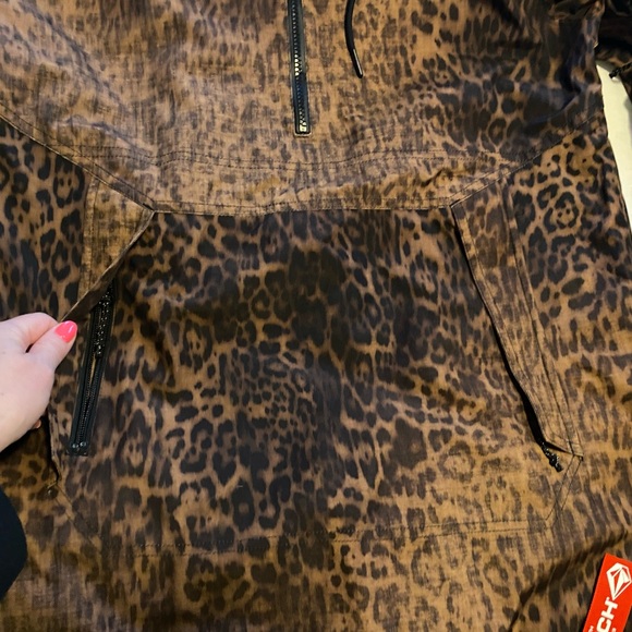 Volcom Snow Fern Insulated Gore Pullover Leopard (Size Small) - Picture 9 of 9